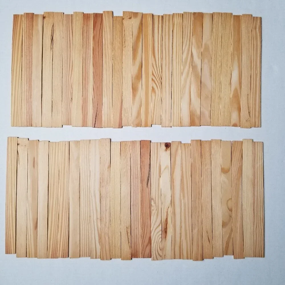 Wood Craft Sticks 12 Inch Natural Unfinished 50 Pieces DIY Projects